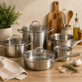 Stainless Steel Cookware Set (5-Piece)