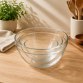 Glass Mixing Bowl Set (3-Piece)
